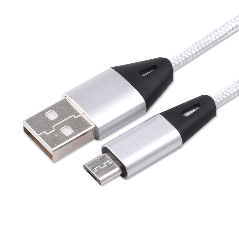 Nylon weave 2A Micro USB charging cable